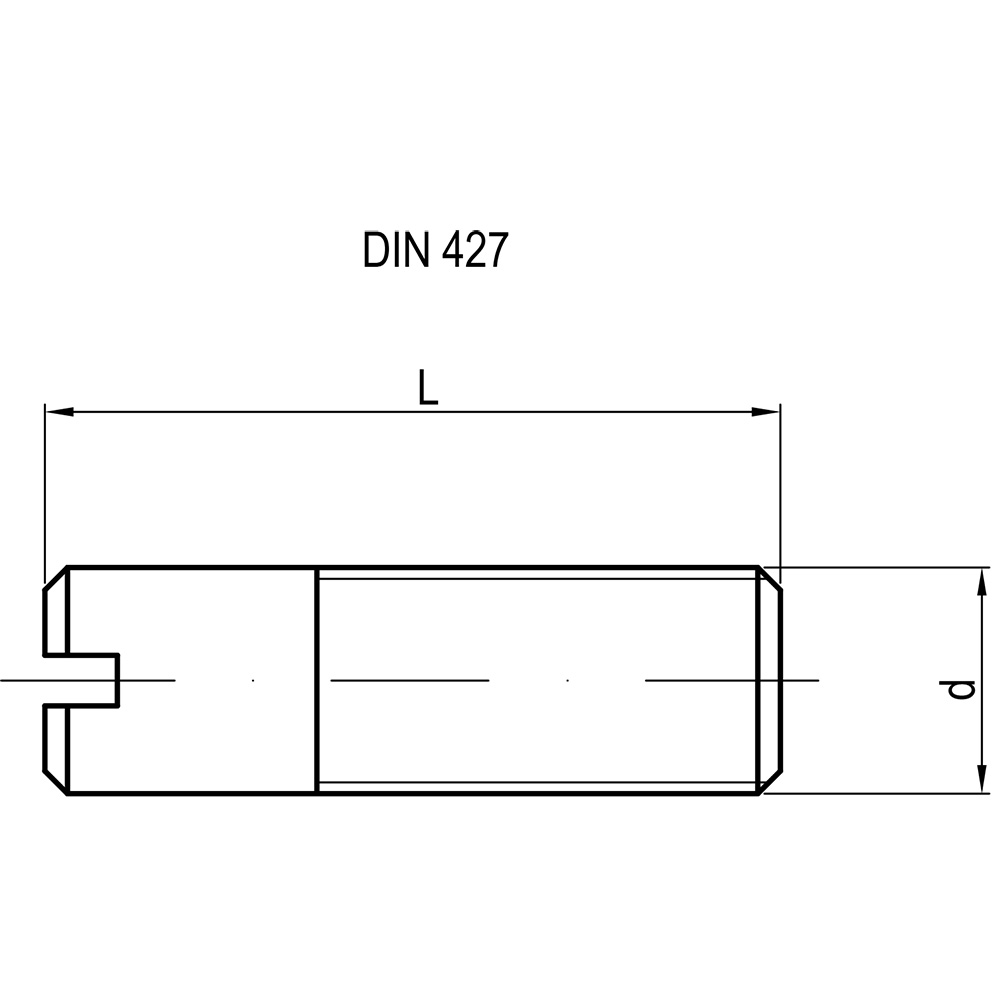 DIN 427 Micrometal